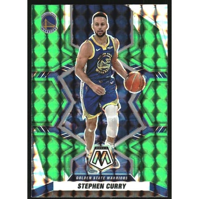 2021-22 Panini Mosaic Mosaic Green #101 Stephen Curry
