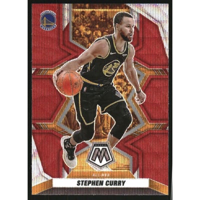 2021-22 Panini Mosaic Mosaic Red Wave #284 Stephen Curry ALL