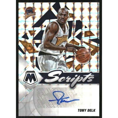 2021-22 Panini Mosaic Scripts #53 Tony Delk