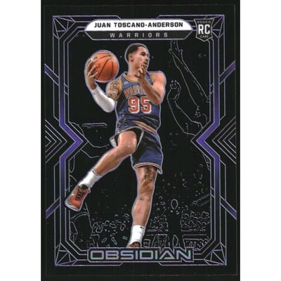 2021-22 Panini Obsidian Electric Etch Purple #182 Juan Toscano-Anderson