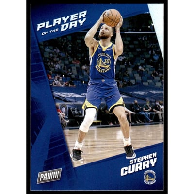 2021-22 Panini Player of the Day #16 Stephen Curry