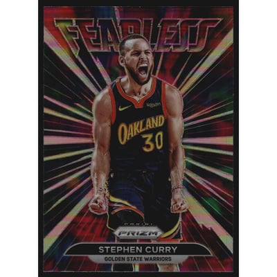 2021-22 Panini Prizm Fearless Prizms Silver #7 Stephen Curry