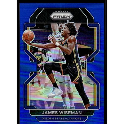 2021-22 Panini Prizm Prizms Blue #61 James Wiseman