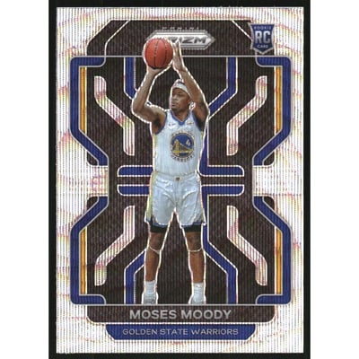 2021-22 Panini Prizm Prizms Factory Set Silver Wave #308 Moses Moody