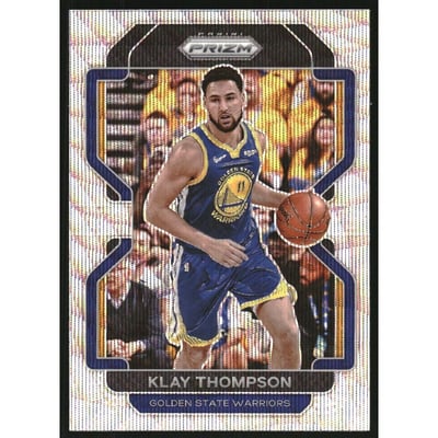 2021-22 Panini Prizm Prizms Factory Set Silver Wave #92 Klay Thompson