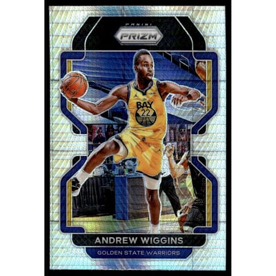 2021-22 Panini Prizm Prizms Hyper #155 Andrew Wiggins