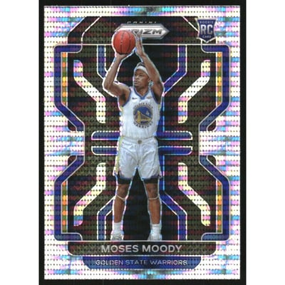 2021-22 Panini Prizm Prizms Pulsar #308 Moses Moody