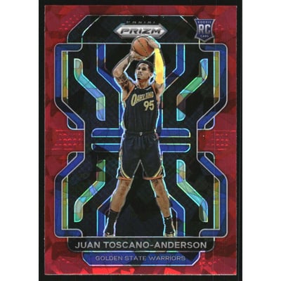 2021-22 Panini Prizm Prizms Red Ice #295 Juan Toscano-Anderson