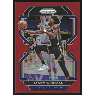 2021-22 Panini Prizm Prizms Red #61 James Wiseman