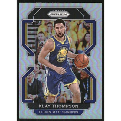 2021-22 Panini Prizm Prizms Silver #92 Klay Thompson