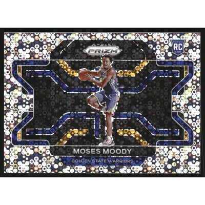 2021-22 Panini Prizm Rookie Variations Fast Break #308 Moses Moody