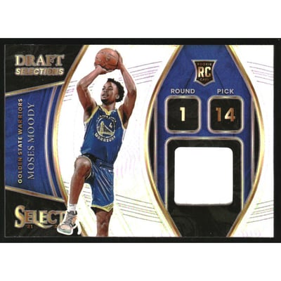 2021-22 Select Draft Selections Memorabilia #20 Moses Moody