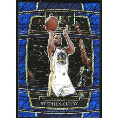 2021-22 Select Prizms Blue Shimmer #94 Stephen Curry
