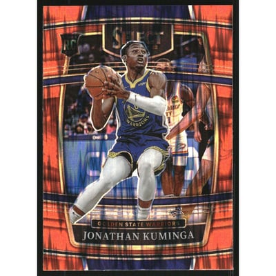 2021-22 Select Prizms Orange Flash #28 Jonathan Kuminga