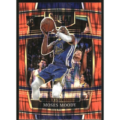 2021-22 Select Prizms Orange Flash #62 Moses Moody