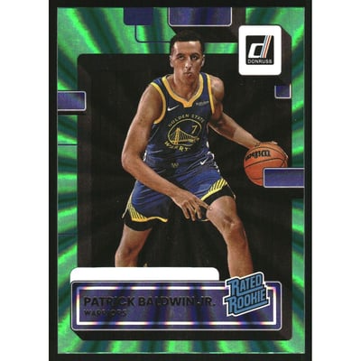 2022-23 Donruss Holo Green Laser #228 Patrick Baldwin Jr. RR
