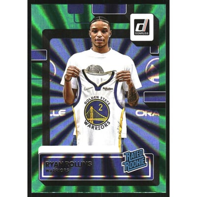 2022-23 Donruss Holo Green Laser #244 Ryan Rollins RR