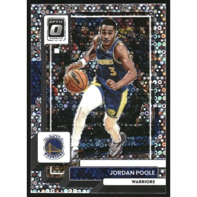 2022-23 Donruss Optic Fast Break Holo #100 Jordan Poole