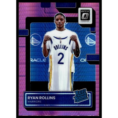 2022-23 Donruss Optic Hyper Pink #211 Ryan Rollins RR