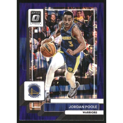 2022-23 Donruss Optic Purple Shock #100 Jordan Poole