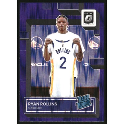 2022-23 Donruss Optic Purple Shock #211 Ryan Rollins RR