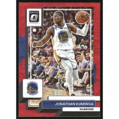 2022-23 Donruss Optic Red Wave #102 Jonathan Kuminga
