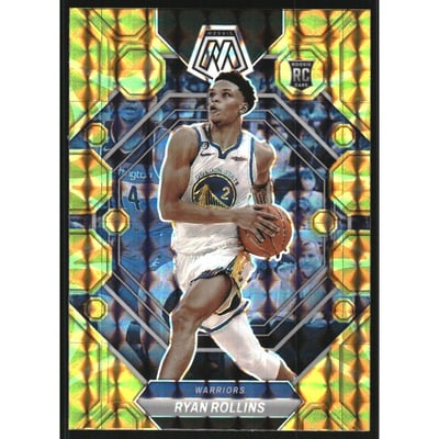 2022-23 Panini Mosaic Mosaic Reactive Yellow #245 Ryan Rollins