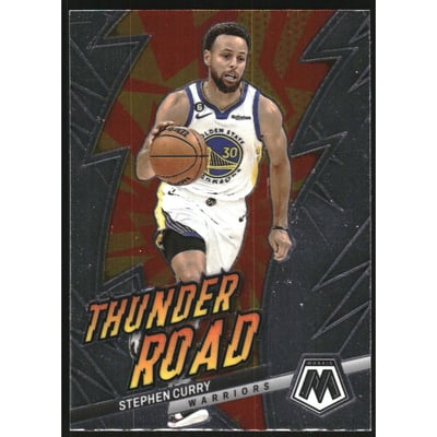 2022-23 Panini Mosaic Thunder Road #12 Stephen Curry