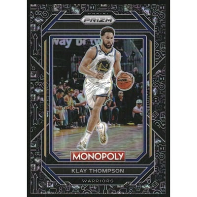 2022-23 Panini Prizm Monopoly Monopoly Black #29 Klay Thompson