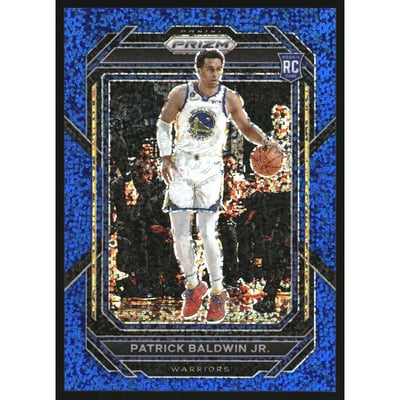 2022-23 Panini Prizm Prizm Blue Sparkle #242 Patrick Baldwin Jr.