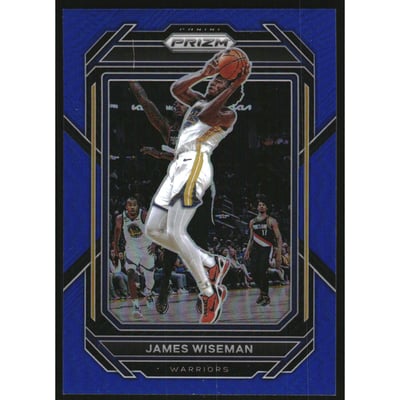 2022-23 Panini Prizm Prizms Blue #100 James Wiseman