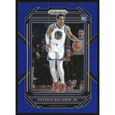 2022-23 Panini Prizm Prizms Blue #242 Patrick Baldwin Jr.