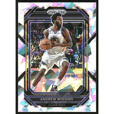 2022-23 Panini Prizm Prizms Ice #114 Andrew Wiggins