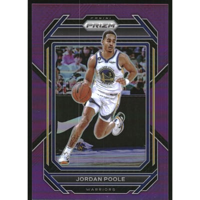 2022-23 Panini Prizm Prizms Purple #102 Jordan Poole