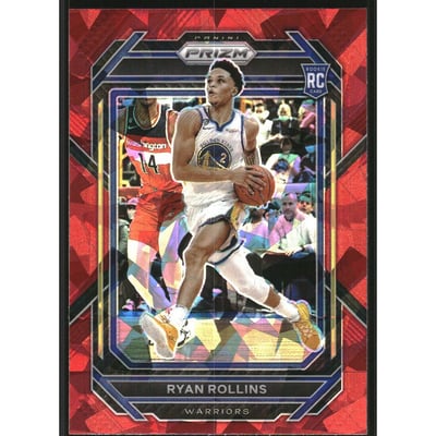 2022-23 Panini Prizm Prizms Red Ice #229 Ryan Rollins