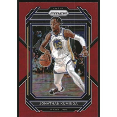 2022-23 Panini Prizm Prizms Red #104 Jonathan Kuminga