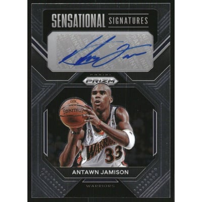 2022-23 Panini Prizm Sensational Signatures #8 Antawn Jamison