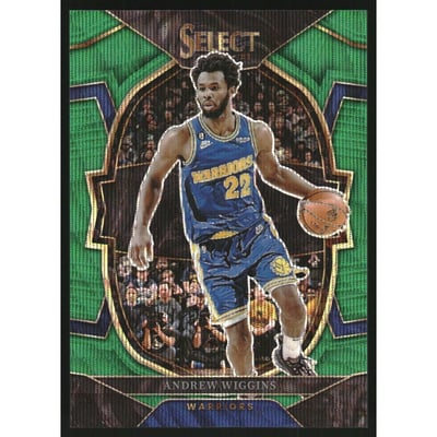 2022-23 Select Prizms Green Wave #10 Andrew Wiggins