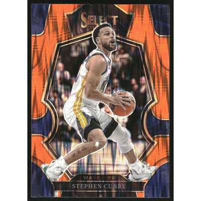 2022-23 Select Prizms Orange Flash #127 Stephen Curry