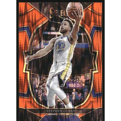 2022-23 Select Prizms Orange Flash #27 Stephen Curry