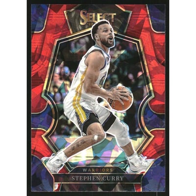 2022-23 Select Prizms Red Cracked Ice #127 Stephen Curry