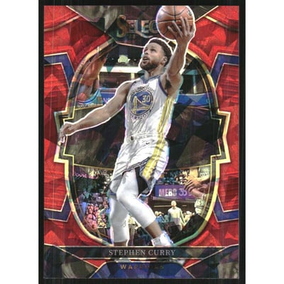 2022-23 Select Prizms Red Cracked Ice #27 Stephen Curry