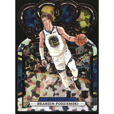 2023-24 Crown Royale Crystal #76 Brandin Podziemski