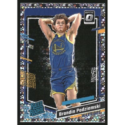 2023-24 Donruss Optic Fast Break Holo #203 Brandin Podziemski RR