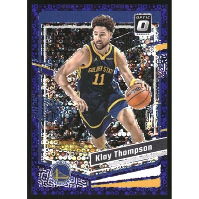 2023-24 Donruss Optic Fast Break Purple #189 Klay Thompson