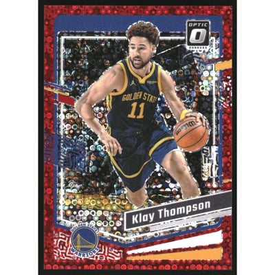 2023-24 Donruss Optic Fast Break Red #189 Klay Thompson