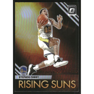 2023-24 Donruss Optic Rising Suns Holo #6 Stephen Curry