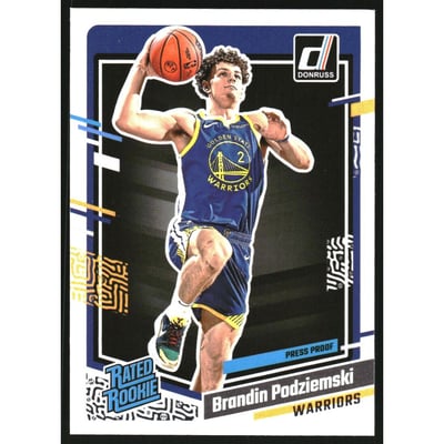 2023-24 Donruss Press Proof Silver #249 Brandin Podziemski