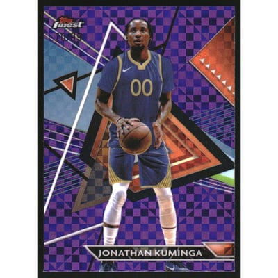 2023-24 Finest Purple Checkerboard Refractors #156 Jonathan Kuminga UC