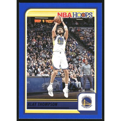2023-24 Hoops Blue #18 Klay Thompson